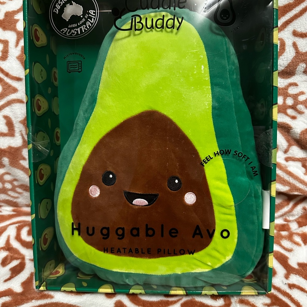 Cuddle Buddy Huggable Avo Heat Pillow